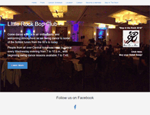 Tablet Screenshot of littlerockbopclub.com